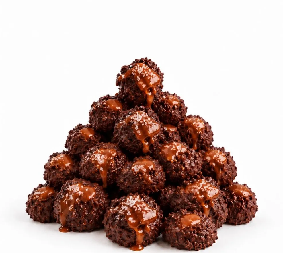 Dark Chocolate Crispy Salted Caramel