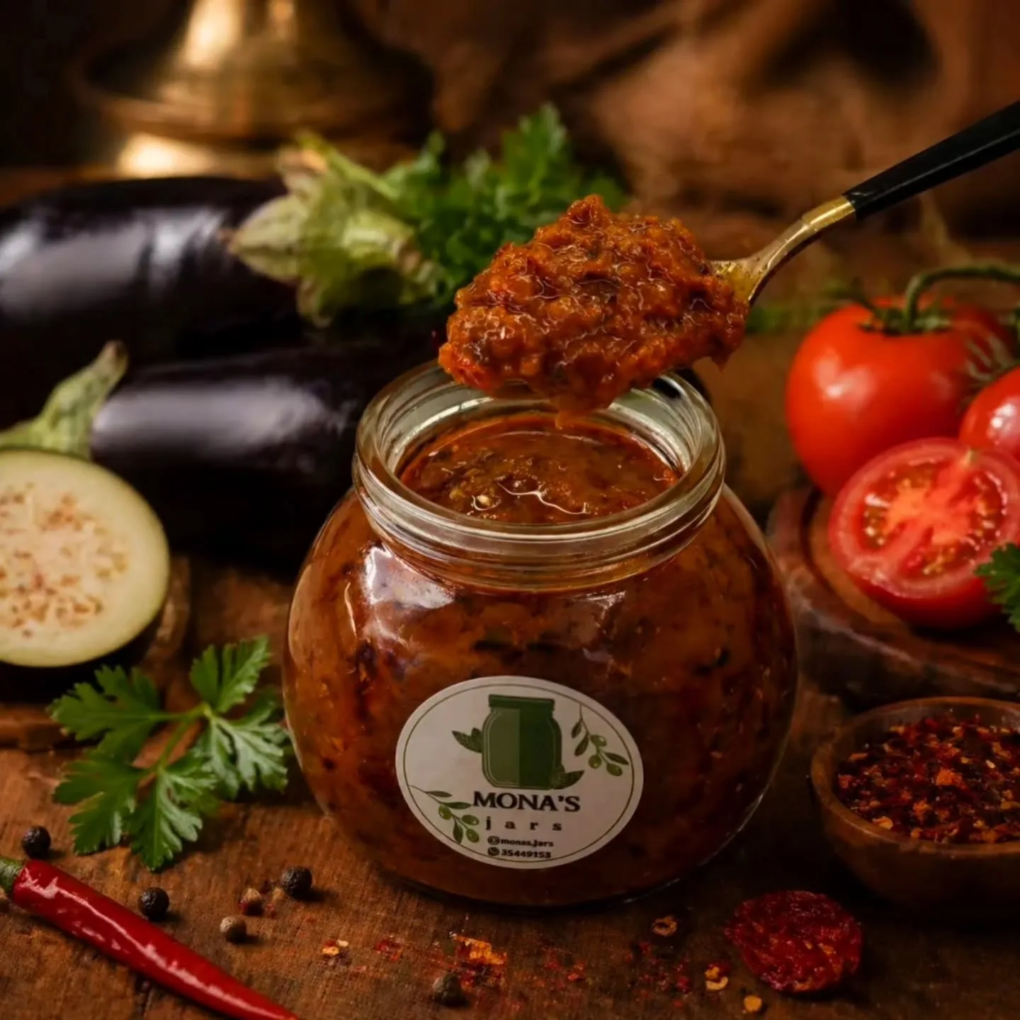 Eggplant achar