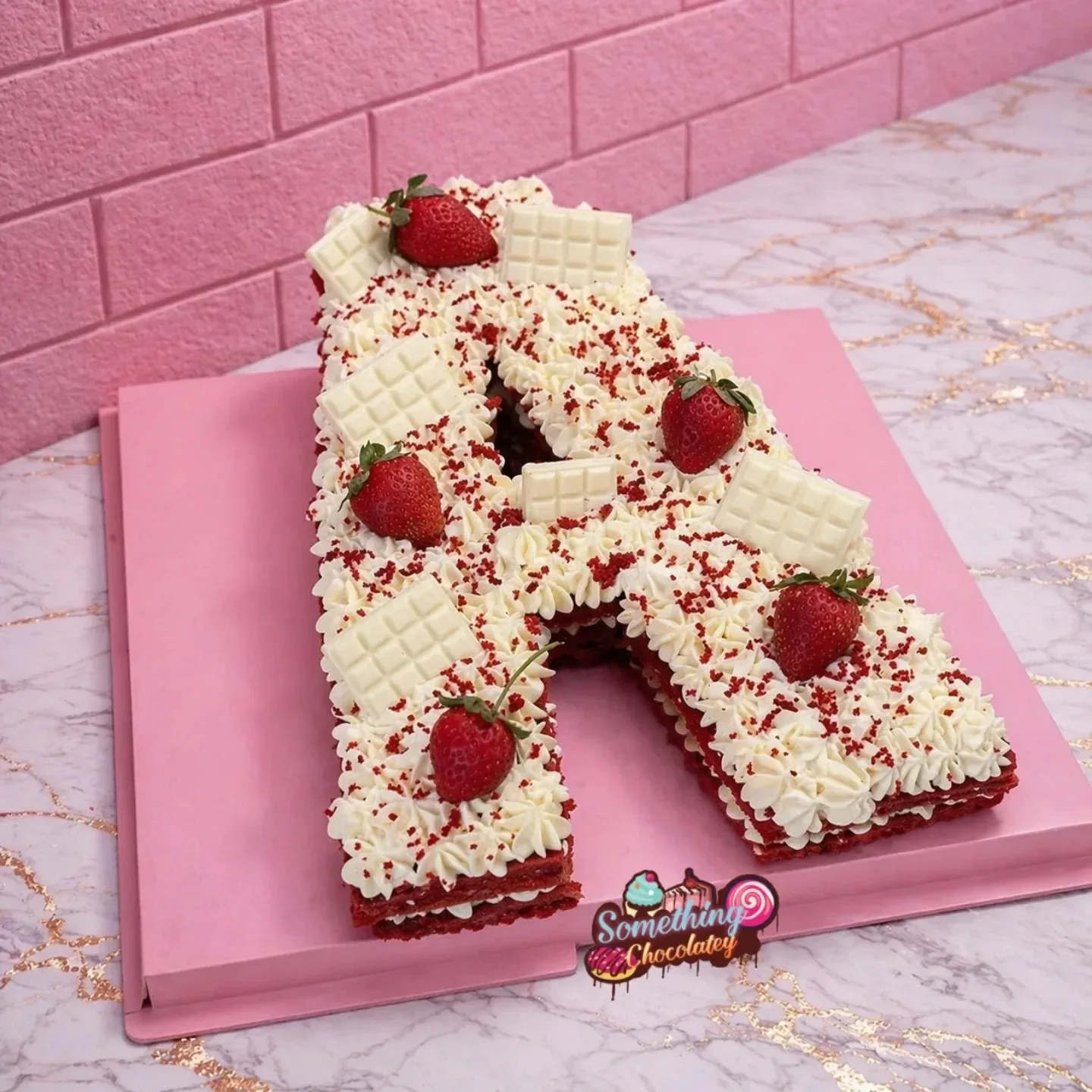 Alphabet and Number Cake